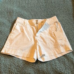 Next Sz4 ladies white cotton shorts. Brand: A New Day.